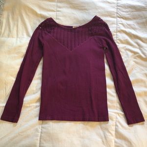 NWOT Purple Party Top